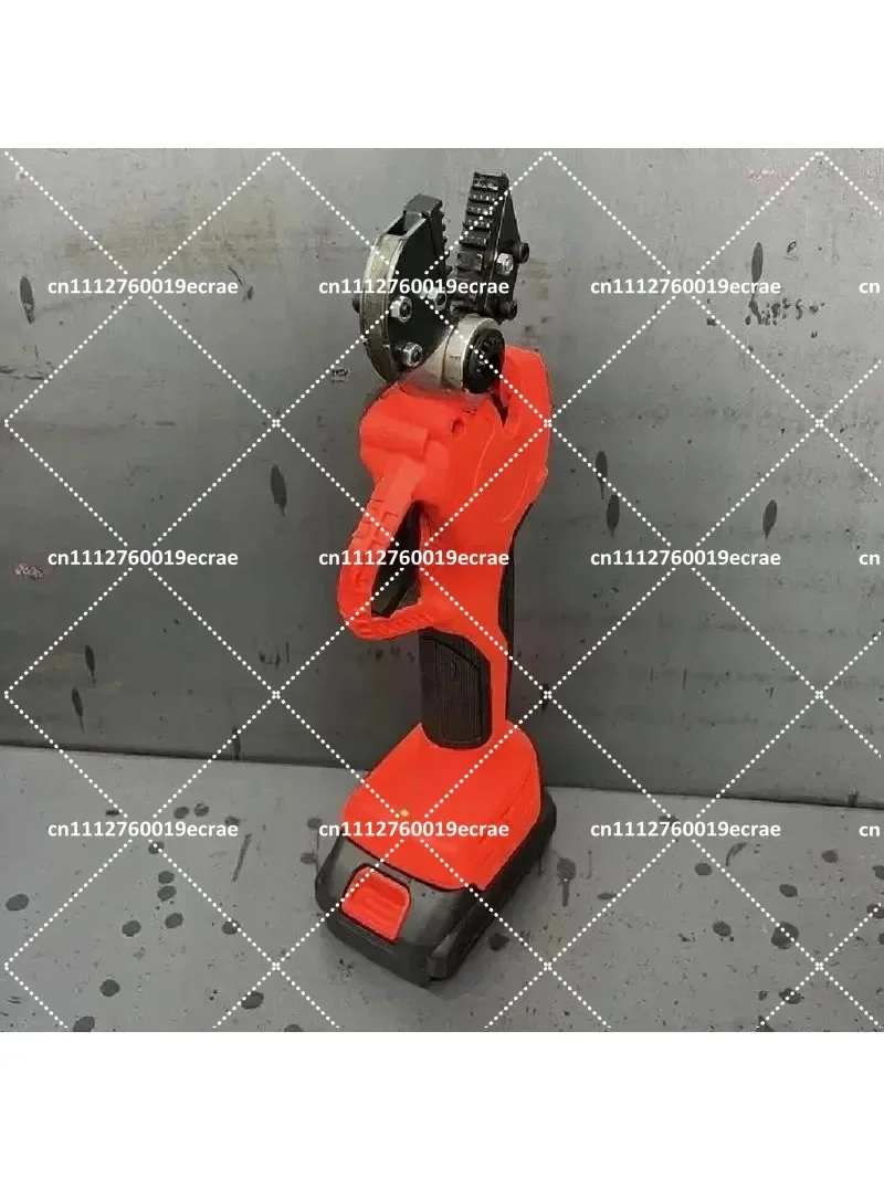 Rechargeable Mini Electric Wire Crimper Pliers Cold Crimping Tool Compact Portable for Tubular Bare Terminals Electrical Crimpin