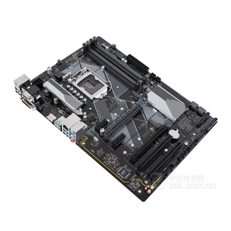 Motherboards usadas para Intel Desktop Mainboard, PRIME H370-PLUS, LGA 1151, DDR4, 64GB, ATX, M.2, NVME, SATA III, USB 3.0