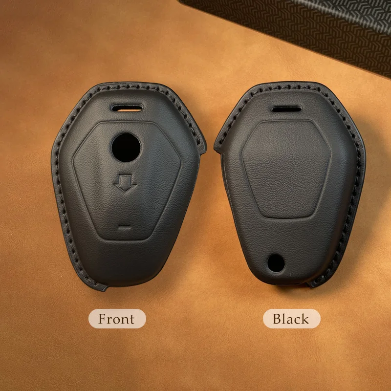 Genuine Leather Key Case for BMW R 1300 GS 1300GS R1300GS R1300RT RT 1300RT ADV Adventure Motorcycle Fob Cover Shell Accessories