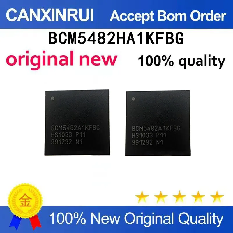 (5pcs-100pcs）Brand new original BCM5482HA1KFBG BGA spot chip IC