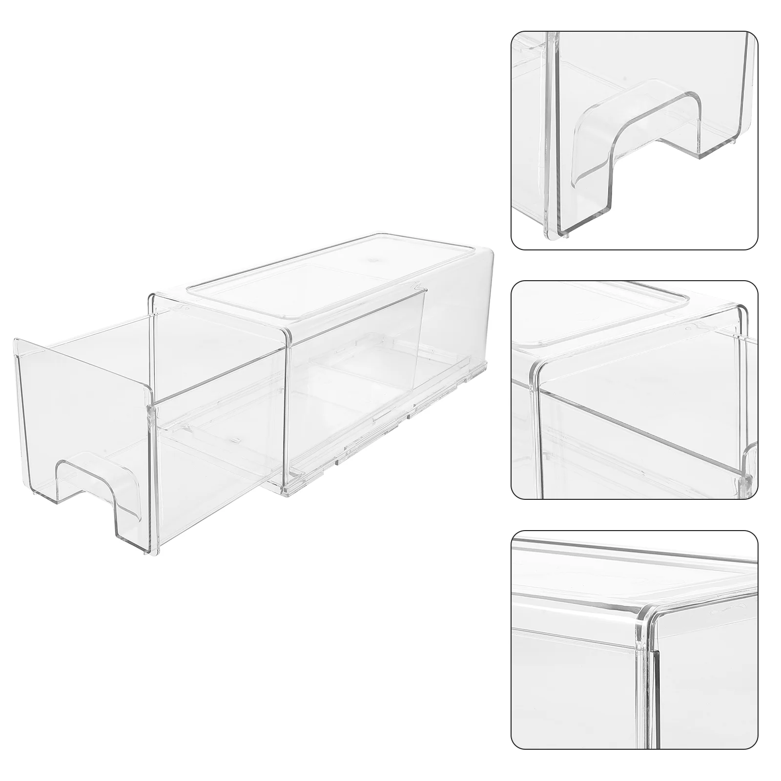

Drawer Storage Box Plastic With Drawers Desktop Organizer For Office Home Stationery Cosmetics Makeup Storage Container