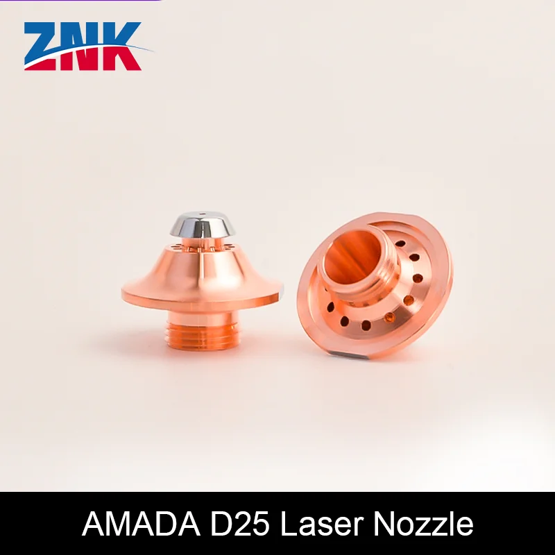 ZNK Amada High-Speed Cutting Nozzle Water Cooler Heat Dissipation Type Copper Nozzle for Amada Laser Cutting Head Accessories