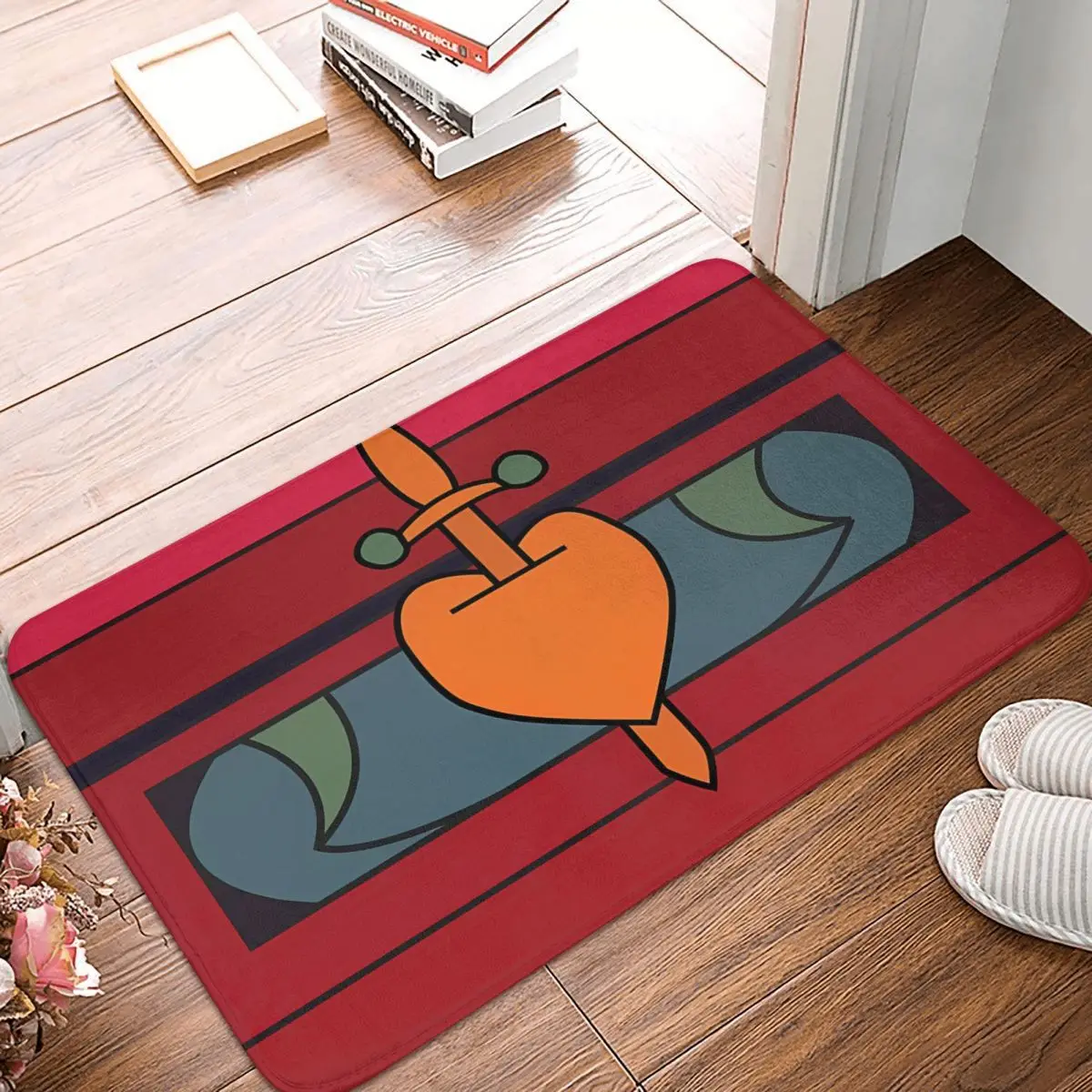 Evil Queen Heart Box Bath Mat Rug Home Doormat Kitchen Carpet Balcony