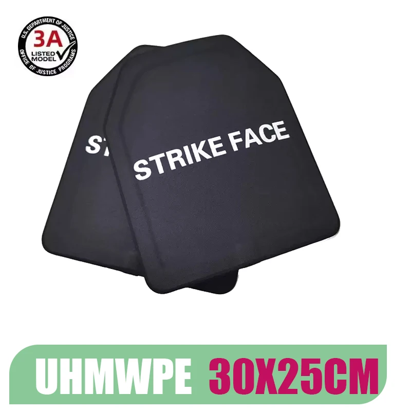 UHMWPE 3A protective board 10x12 inch lightweight tactical defense board PE independent tactical vest insertion board