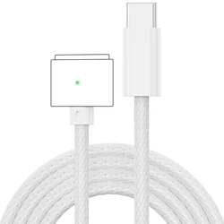 USB Type C to Magnetic for Magsafe 3 Generation Cable Charger Adapter For MacBook Pro Air 14 16 M2 140W Fast Charging Cable Cord