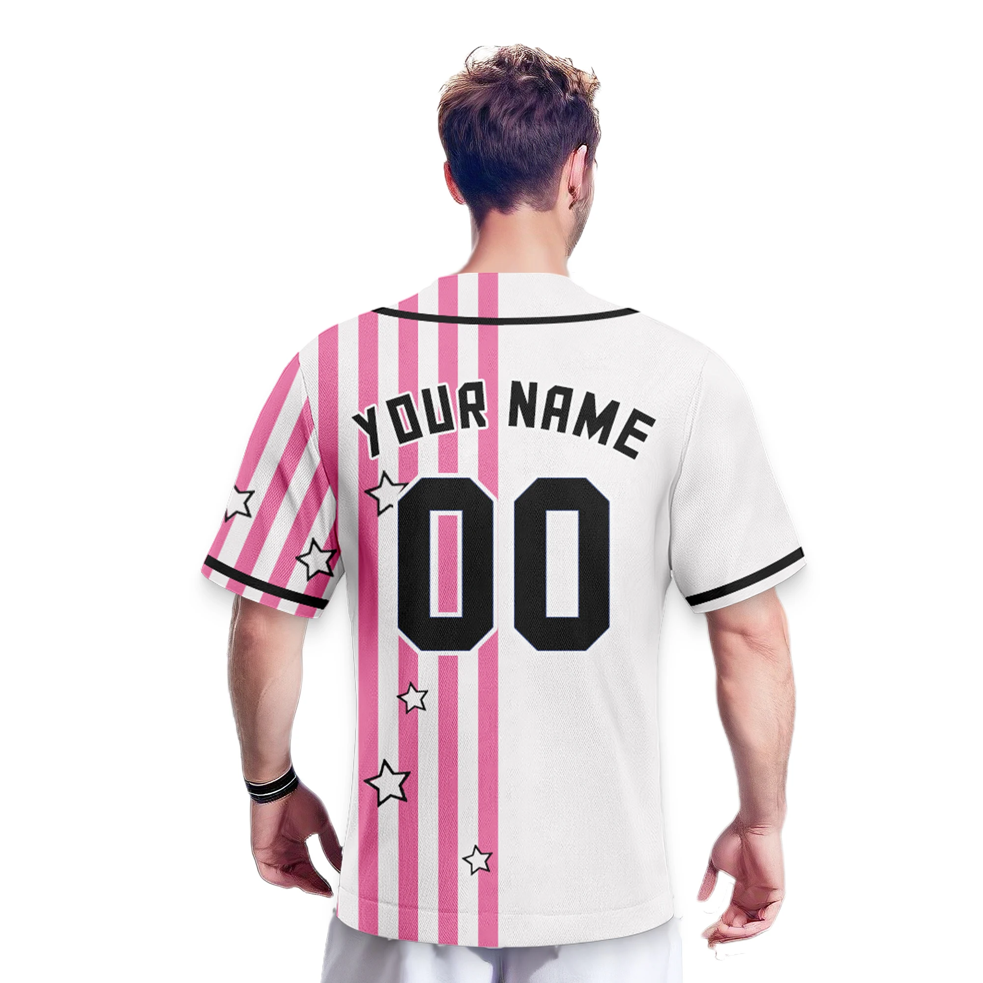 Custom Baseball Jersey Personalized Team Name Number Button Down Baseball Shirt Men Women Youth Baseball Uniform view 4