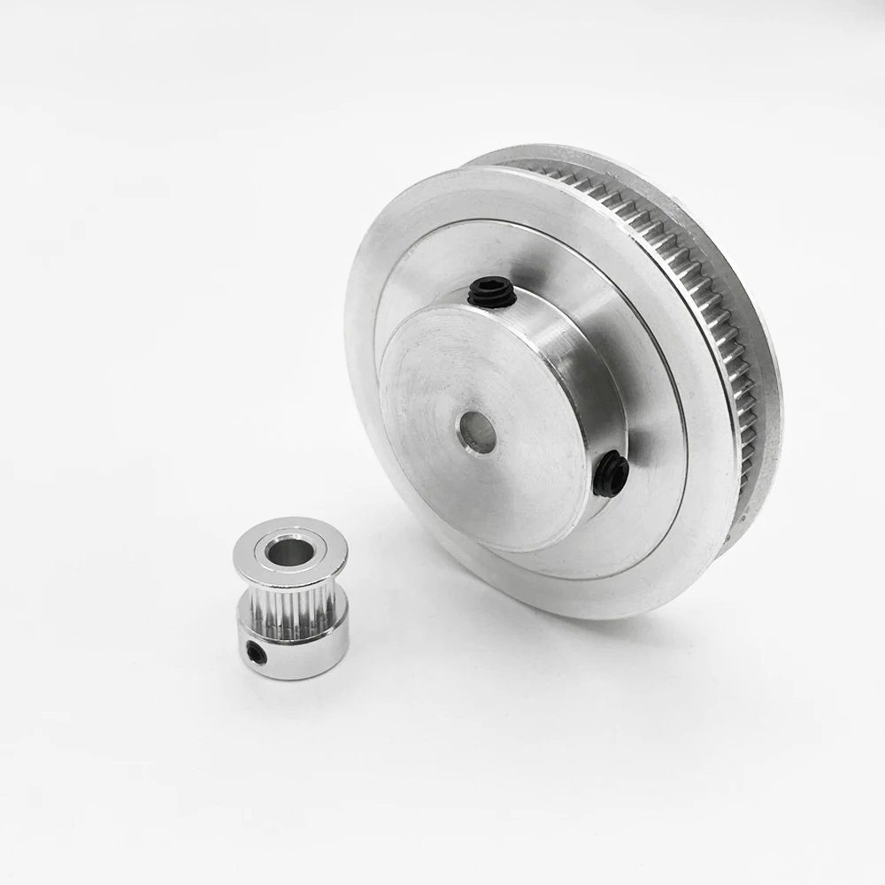 16 Teeth And 80 Teeth GT2 Timing Pulley Kit 1:5 Speed Ratio Aperture 3-25mm Width 6mm Reducer Pulley 3D Printer
