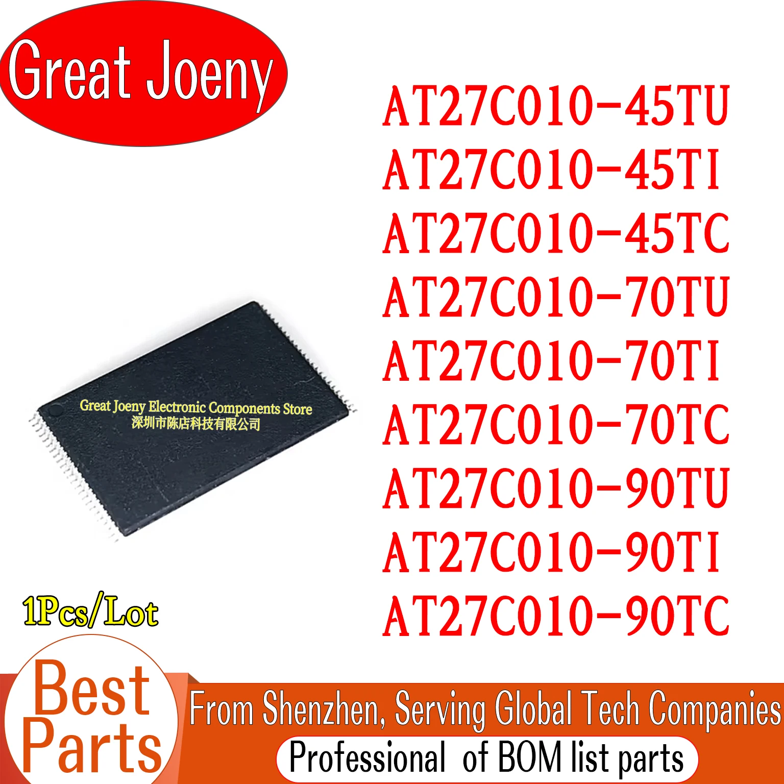 AT27C010-45TU AT27C010-45TI AT27C010-45TC AT27C010-70TU AT27C010-70TI AT27C010-70TC AT27C010-90TU AT27C010-90TI AT27C010-90TC