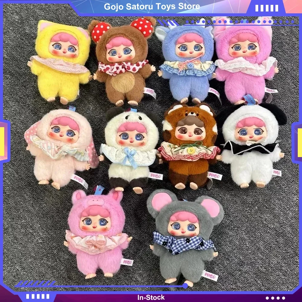 Baby 3 Jahre Migo Bedtime Story Serie Blind Box Spielzeug Niedliche Tasche Anhänger Vinyl Puppe Mystery Box Anime Figur Weihnachten Überraschung Geschenke