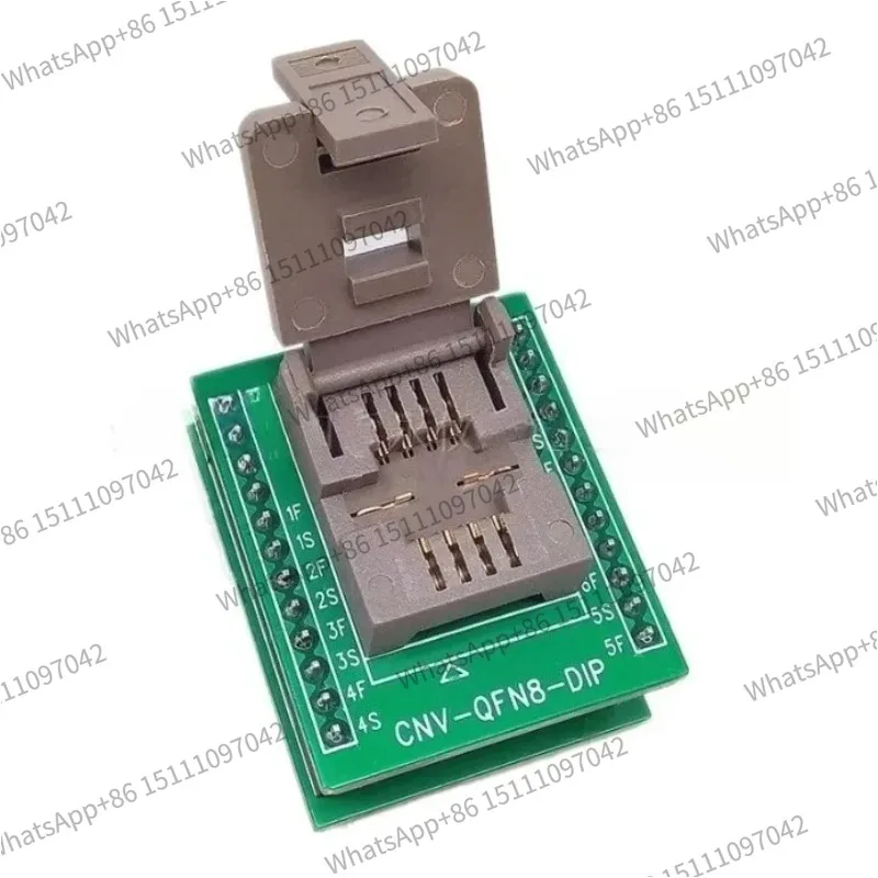 DFN8 Aging Test Stand DFN8X8-8LK (2.0) Gold Plated High Temperature Aging Stand Burning Fixture