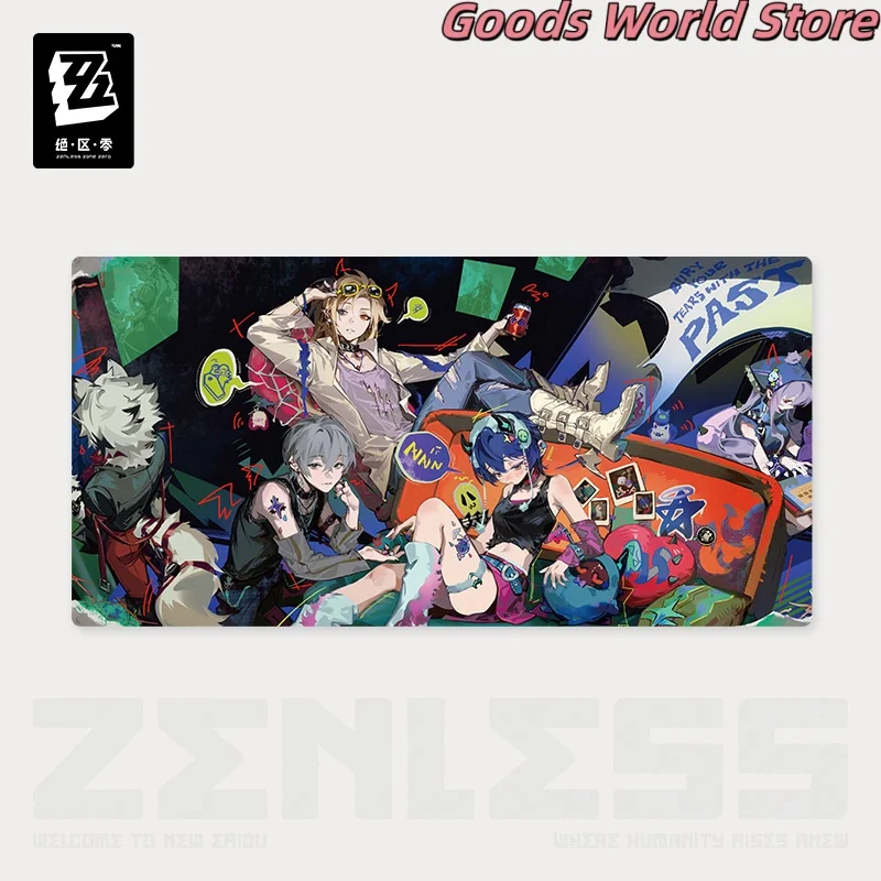 الأصلي هوغو فيفيان الحكيمة حسناء شارة الليزر تذكرة ملصق لوحة الماوس لعبة ZZZ Zenless منطقة صفر تأثيري حلي هدية الهالوين