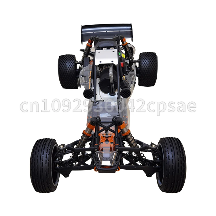 Big Boys Gift Gunmetal Main Chassis Baja 5b RTR 1/5th scale 2WD Buggy with Fuelie 30.5cc Engine and Heavy Beadlocks