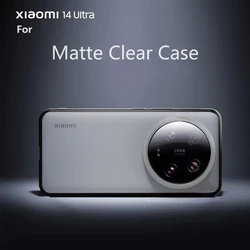 For Xiaomi 14 Ultra Case Transparent Back Cover For Mi 14 Ultra Shell Armored Shockproof Clear Bumper Antiknock Crystal Funda