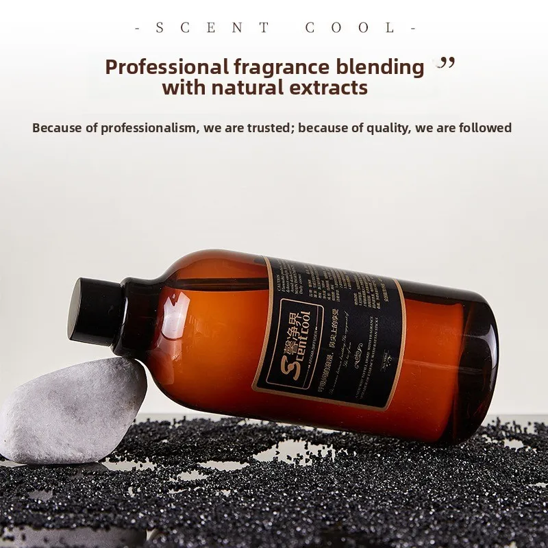 Заправка для диффузора из ротанговой трости на масляной основе, стойкий дезодорант, содержащий эфирные масла, жидкость-рассеиватель из бескамерного ротанга, 500 мл.