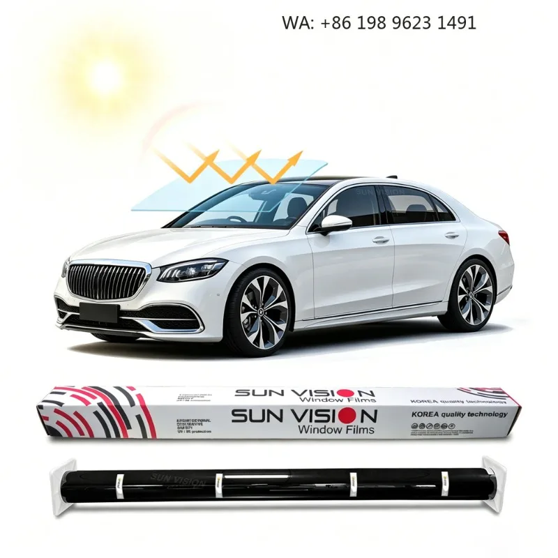 Premium Car Window Film High Heat Rejection 99% UV Protection HD Clarity Privacy Wholesale izable Pack