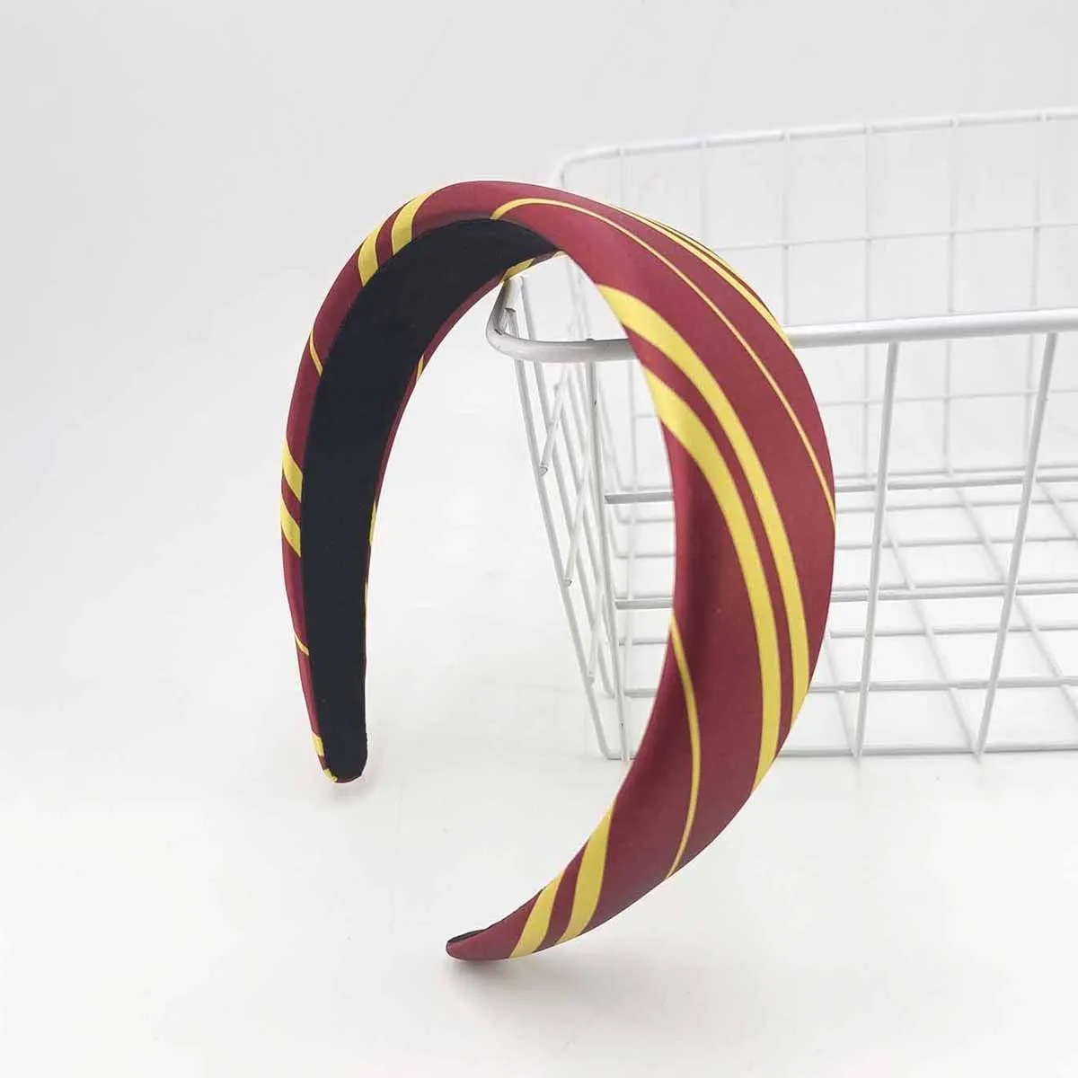 1/4 PCS Magic College Wizard Slytherin Kostüm Cosplay Stil Vintage Haarband Gestreift Mädchen Seide Stirnband Zubehör – Detail 3