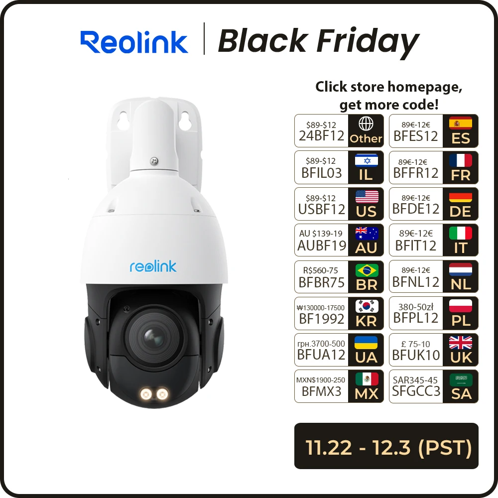 REOLINK 4K 8MP Dome PoE Security Camera 5X 3D Optical Zoom Pan & Tilt Auto Tracking Smart Detection 8MP Onvif Outdoor IP Camera