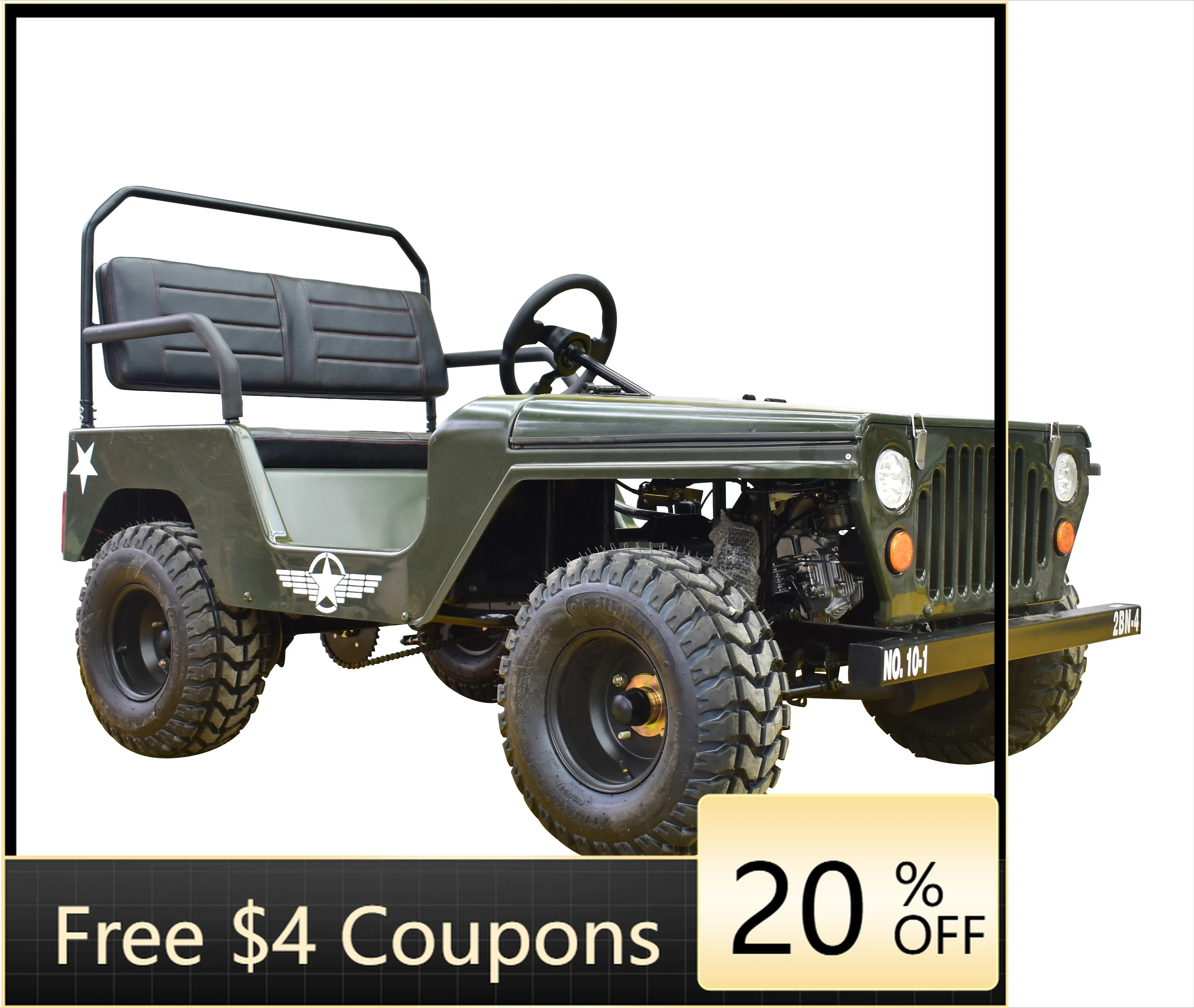 YzhgbNew stylish 110cc Mini Willis ATV, air-cooled automatic four-stroke engine,  125cc/150cc displacement 2WD bl