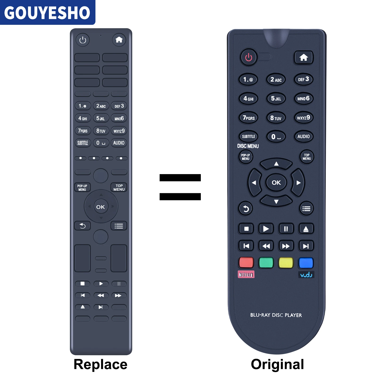 New RC-017 Replace Remote Control For Philips BDP2100K BDP2180 BDP3400 DVD Player