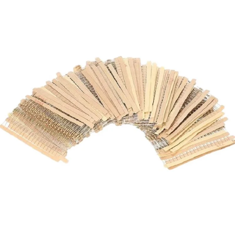 100pcs 1/2W Carbon Film Resistor 5% 0R-10M 10R 100R 240R 470R 1K 4.7K 6.8K 7.5K 10K 15K 47K 100K 1M 10 12 100 430 470 ohm 0.5W