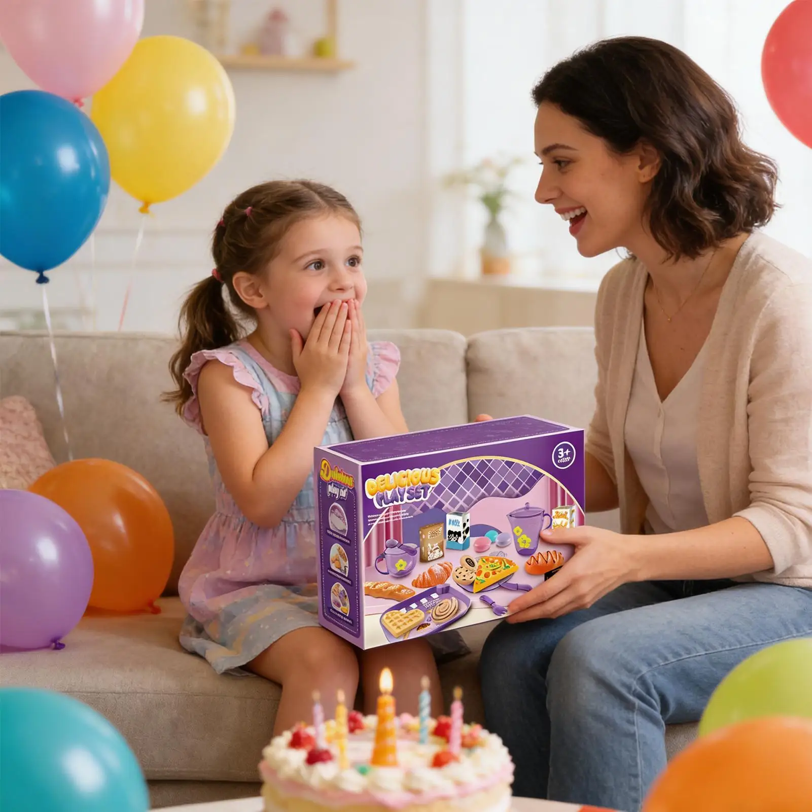 Juguete de cocina para niña, juego de simulación realista, juego de cocina divertido para niños y niñas, cumpleaños, Navidad, Año Nuevo, Pascua, hogar