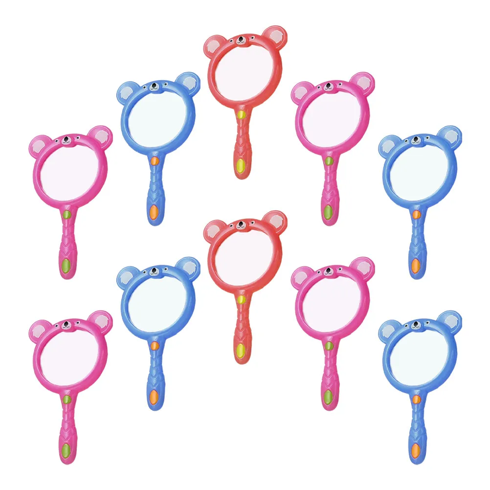 10 قطع من النظارات المكبرة الملونة للأطفال، عدسة مكبرة محمولة باليد، عدسة عالية الوضوح، تصميم مدمج خفيف الوزن #4