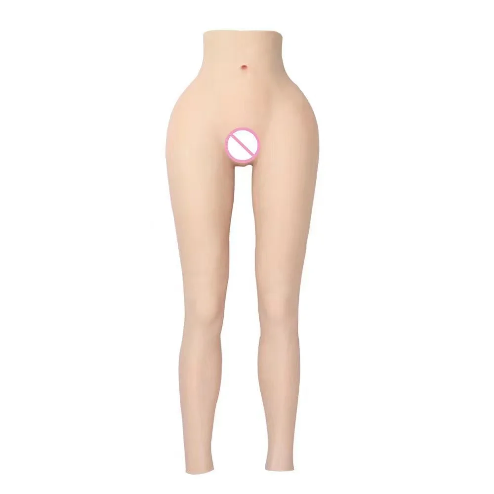 YONGXI-Double Elasticity Fake Bum para Cosplay, Faux Seiko Silicone, Despeje sobre, Sexy Breast, pode escolher com vagina ou sem