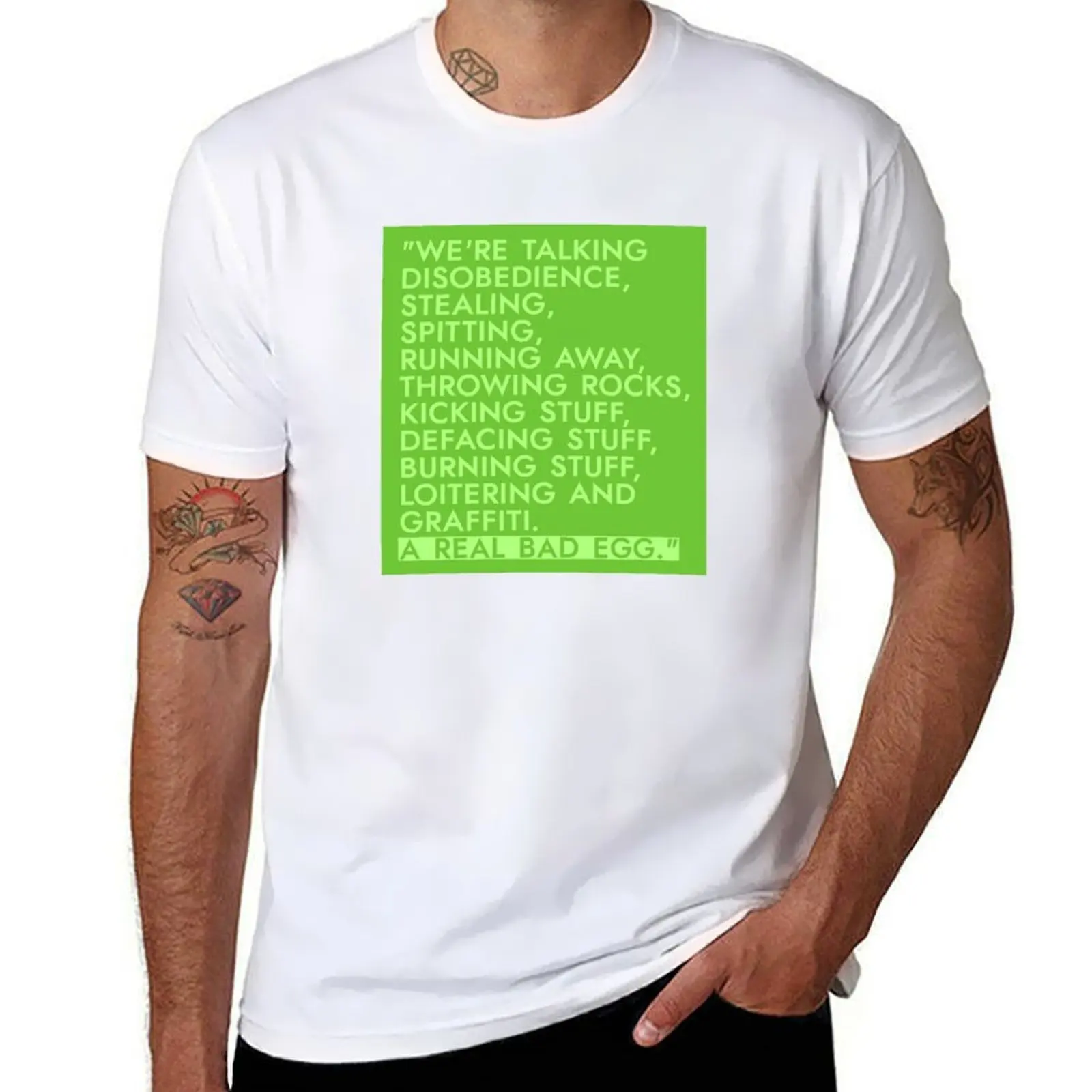 

Ricky Baker Sticker T-Shirt cotton t shirt pack man t shirts for men casual t shirt for man 100 percent cotton T-shirt