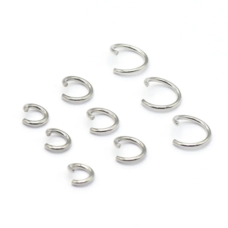 100-200pcs Gold Plated Open Jump Ring Connecting RingsFor Diy Jewelry Finding Making Accessories 3/4/5/6/7/10mm