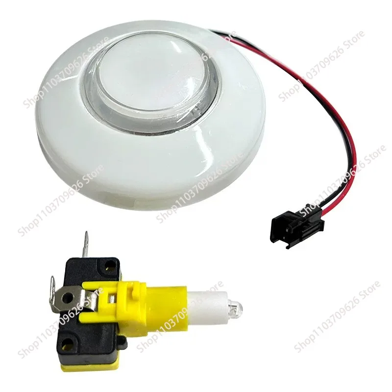 Toy Claw Machine Kits Accessories Luminous Arcade Push Button for Video Game Machine
