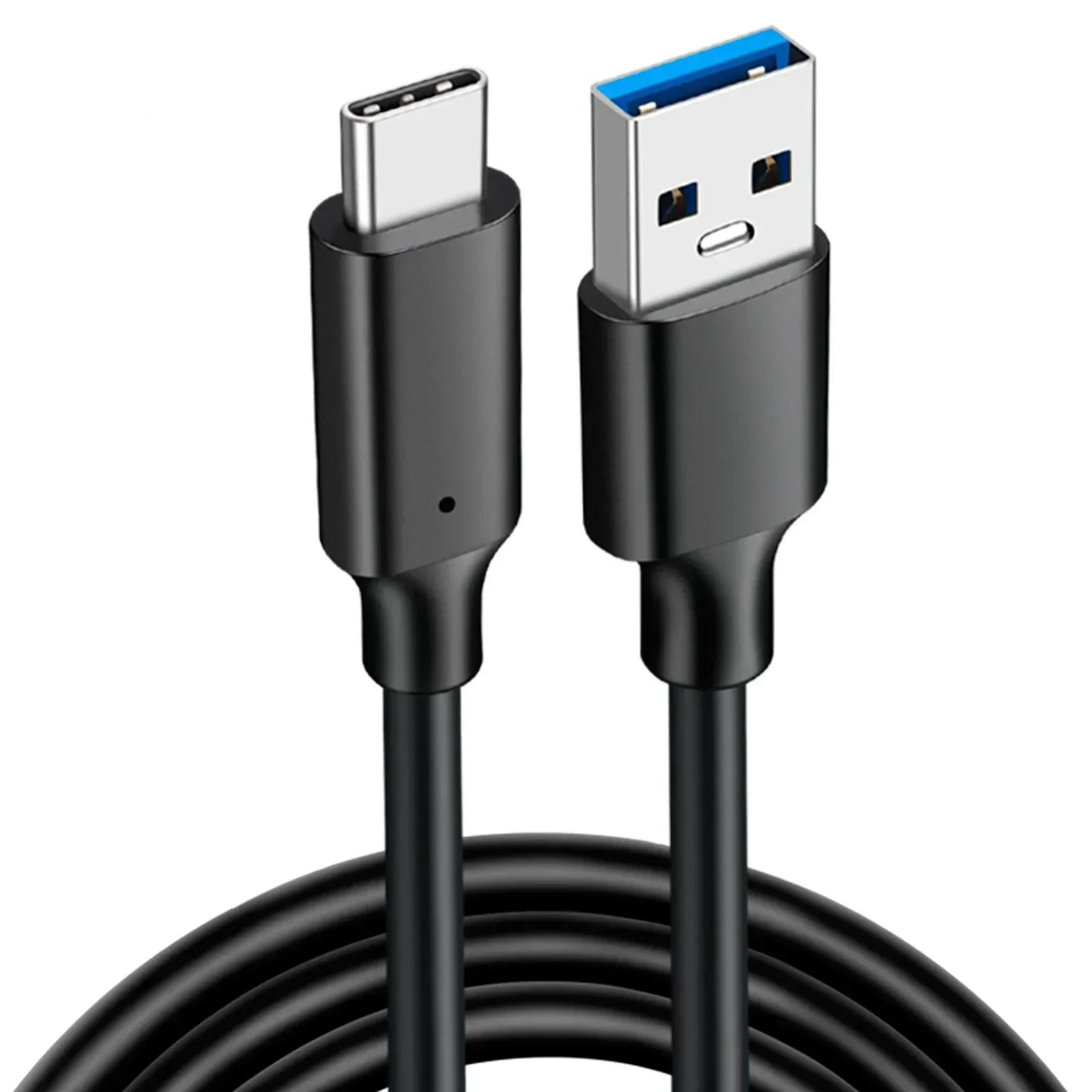 White USB3.2 10Gbps Type C Cable USB A to Type-C 3.2 Data Transfer USB C SSD Hard Disk Cable PD 60W 3A Quick Charge 3.0 Cable 1m