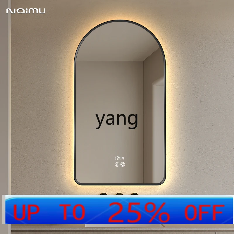 

lmm smart bathroom mirror anti-fog toilet vaulted wall-mounted toilet French vanity mirror