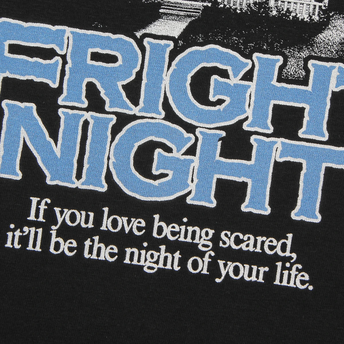 Fright Night T-Shirt Horror 80S Movie Vamp Zombie Washed Long Sleeves Cool Cotton Summer Men\'s Clothing Short Sleeve Tee Shirt