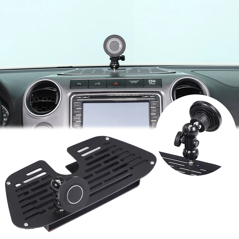 Multifunction Car Dash Storage Slot Organizer Tray Fixed Phone Holder Interior Car Accessories For Volkswagen Amarok 2011-2015