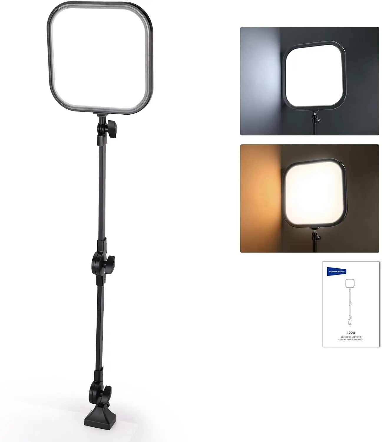 illuminazione-per-videoconferenze-neewer-basics-108-con-supporto-a-morsetto-da-scrivania-luce-dimmerabile-bicolore-da-15w-per-streaming-a-schermo-intero