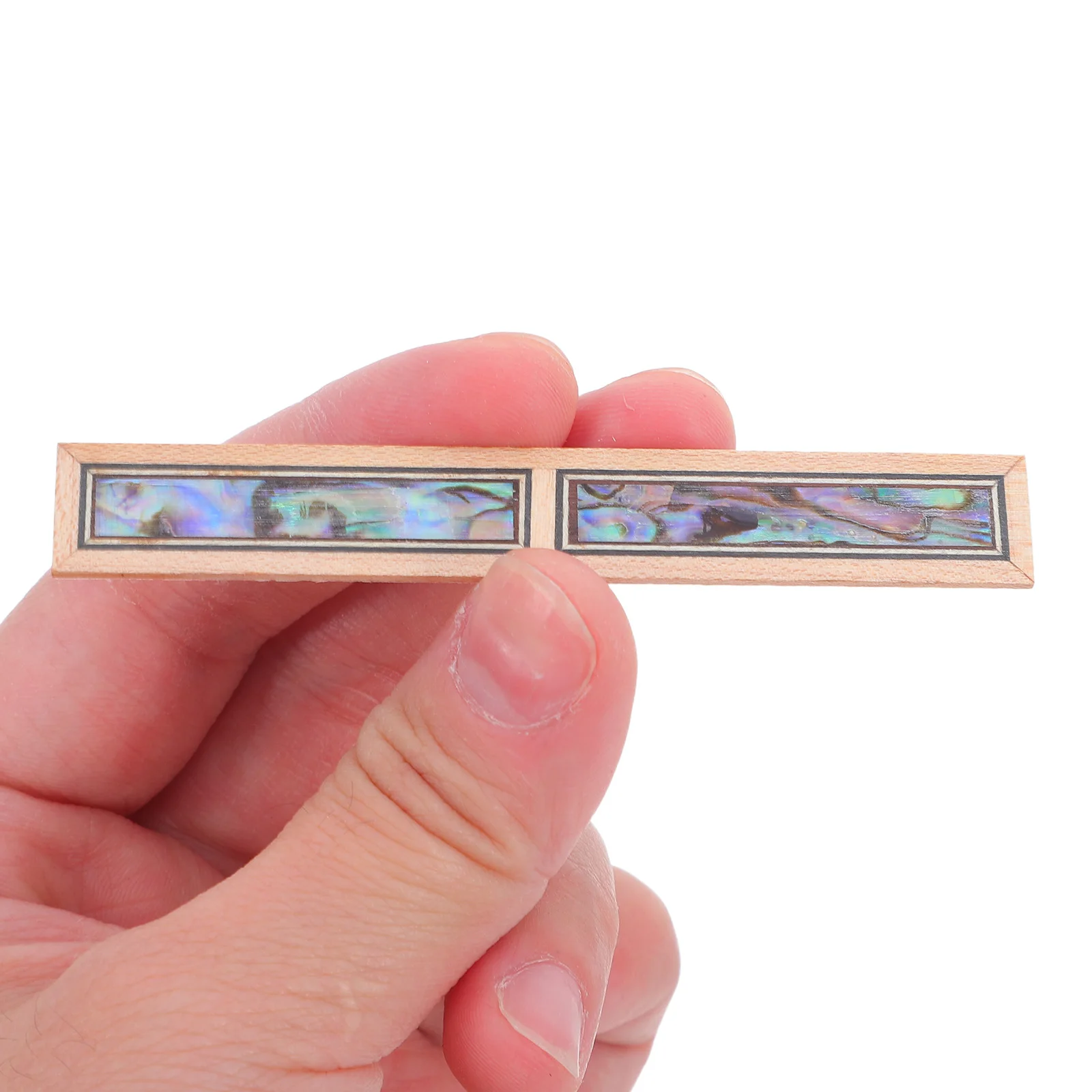 

Classical Guitar Accessories 80x12x1 2mm Wood Inlay Bridge Parts Acoustic Fret Markers Decorative Applique Tone Enhancer