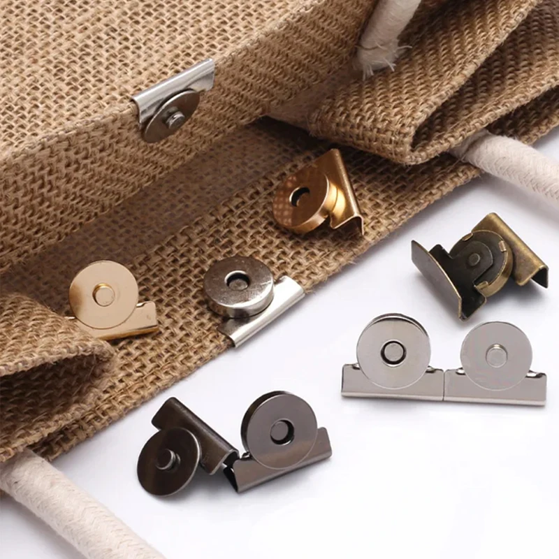

10 Pair Seamless Magnetic Button Magnet Buckle Hidden Button Snap Button For Shoulder Bag Wallet Clothes DIY Craft Accessories