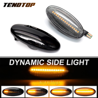 Car Dynamic Blinker LED Turn Signal Side Light For Nissan Navara D22 NP300 1998-05 Datsun Frontier Fiera PickUp Terrano Skystar