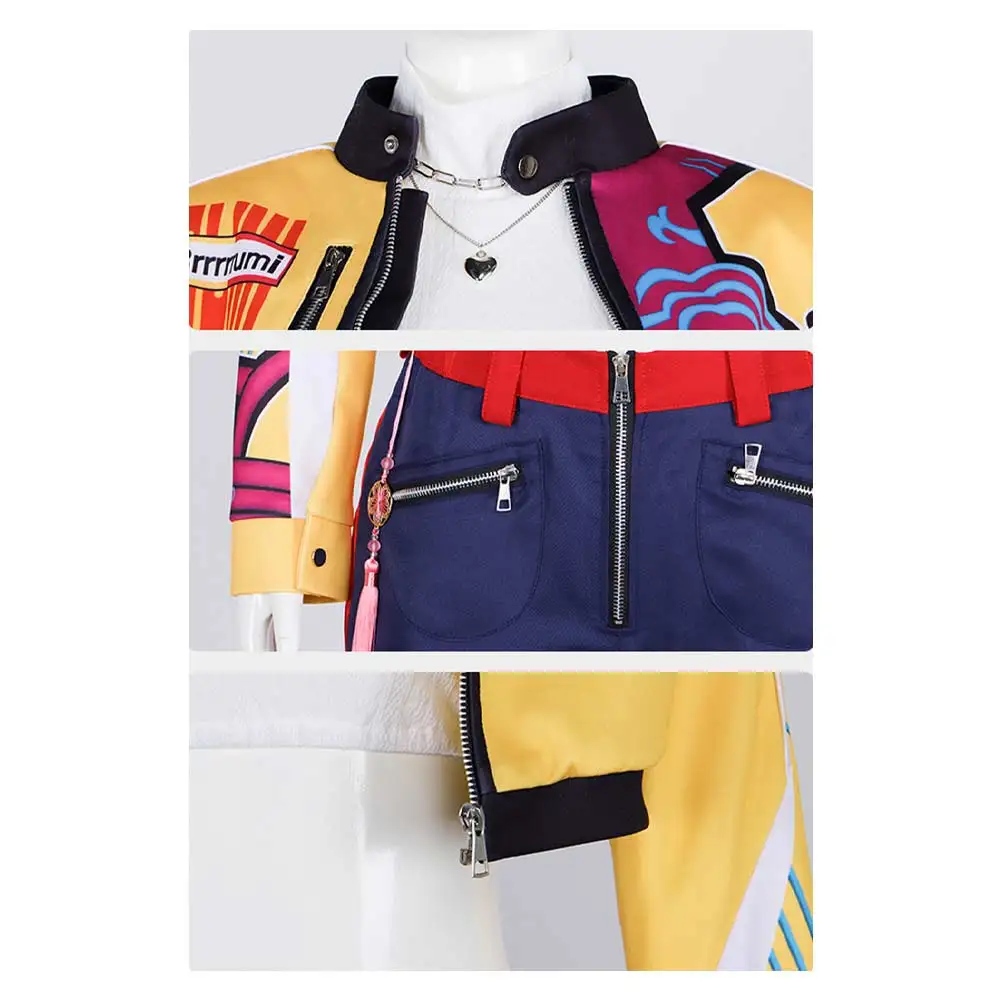 2025 الكرتون شيطان هنتر من KPop تأثيري رومي السراويل العليا تمويه لعب الأدوار طقم ملابس هالوين كرنفال الدعاوى للنساء