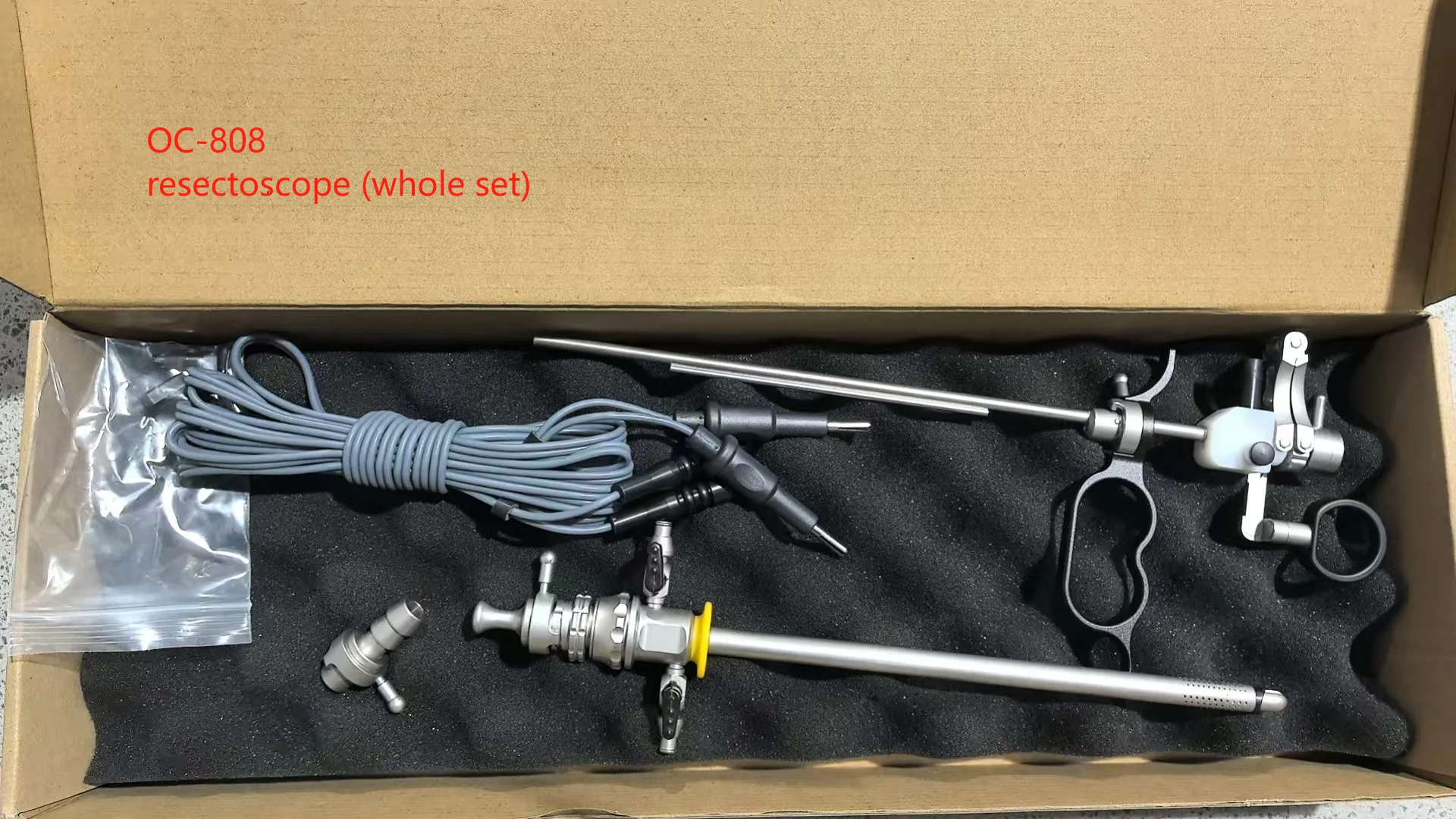 Bipolar Resectoscope Set for Urology Gynecology Reusable With Electric Manual Power Source