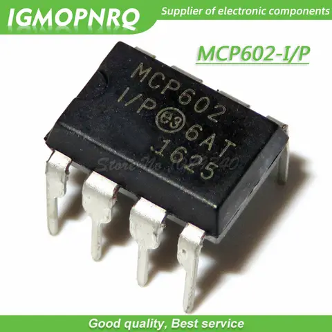 5 uds MCP602-I/P MCP602 DIP amplificador operacional nuevo Original