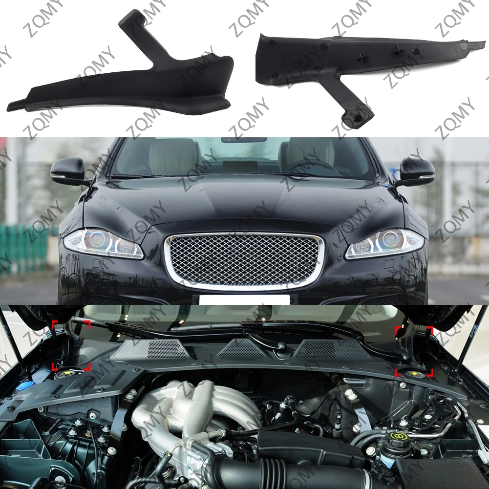 

2pcs Front Radiator Windshield Wiper Cowl Grille Panel For Jaguar XJL 2010 2011 2012 2013 2014 2015 2016 2017 2018 2019