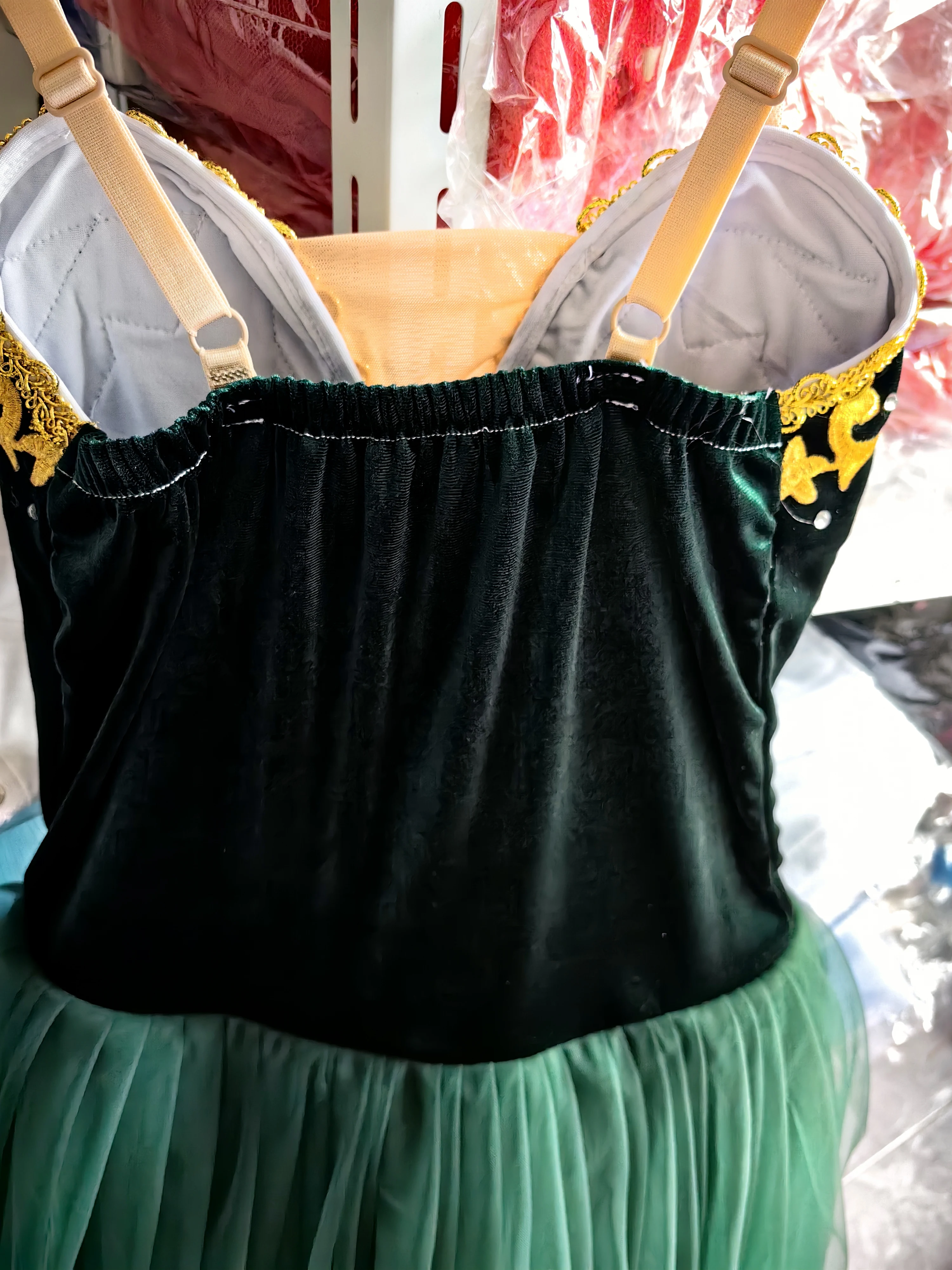 Professional Ballet Tutu Swan Lake Dark Green Dance Costume Pancake Girls Classical Ballet Tutu Leotard Ballet Dress For Kids