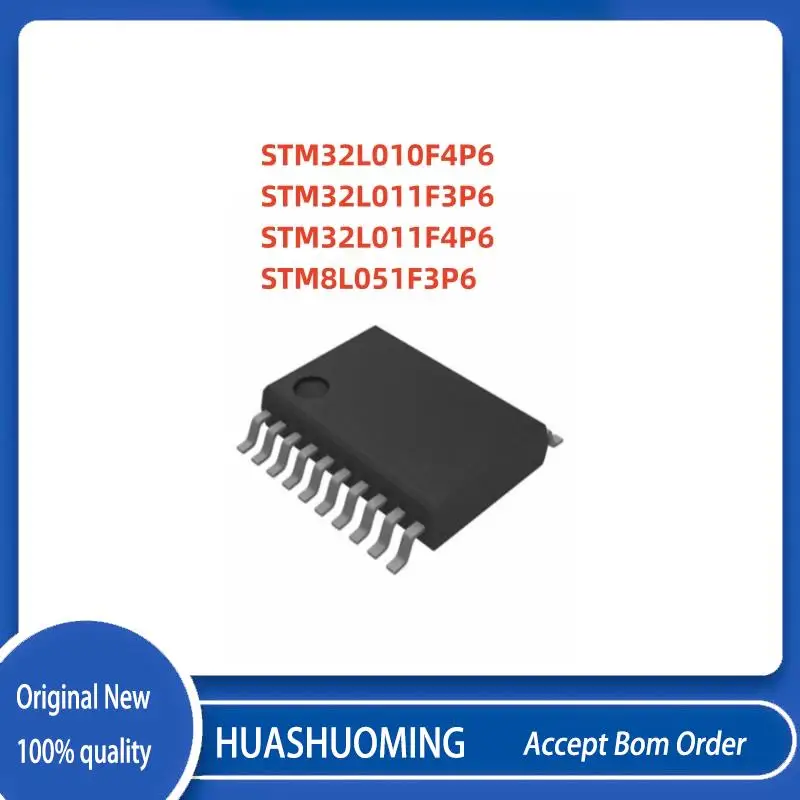 

5Pcs/Lot STM32L010F4P6 STM32L011F3P6 STM32L011F4P6 STM32L010F4 STM32L011F3 STM32L011F4 STM STM8L051F3P6 TSSOP-20