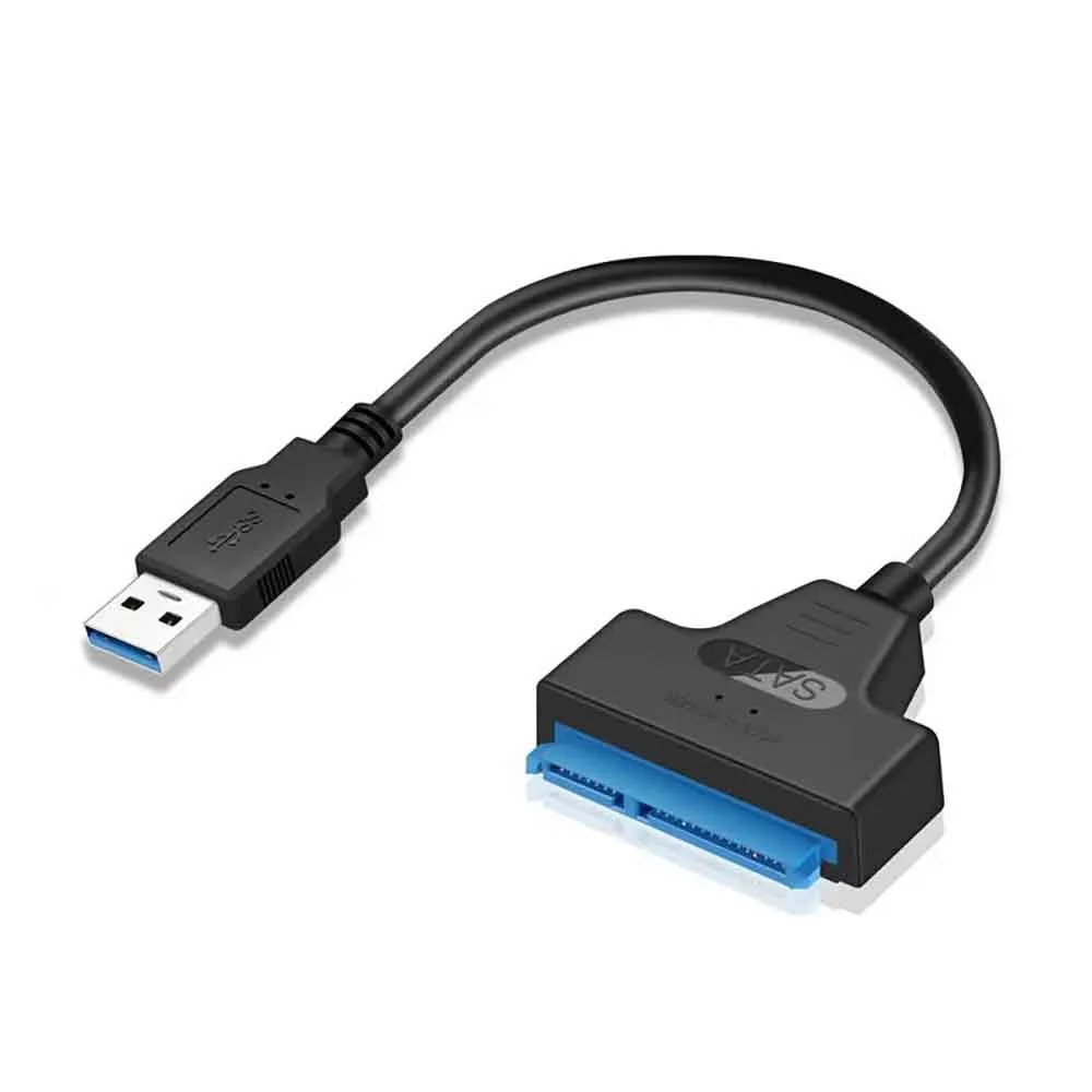 SATA zu USB 3.0 Kabel 6Gbps für 2,5 Zoll Externe HDD SSD Festplatte SATA III 22-Pin Adapter USB 3.0 zu SATA Kabel
