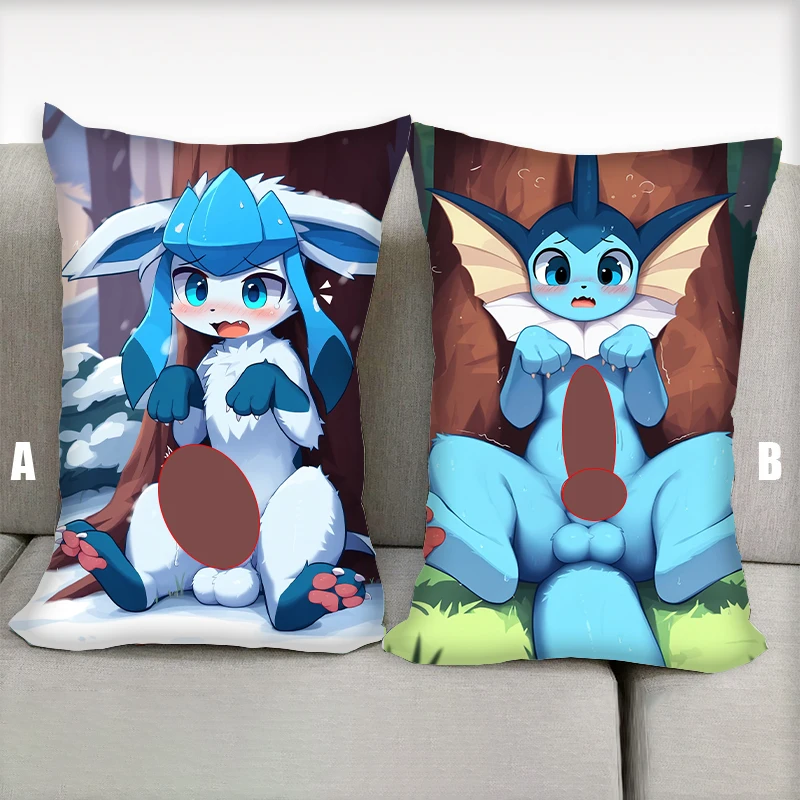 Anime Pillow Jirikdos Furry Dakimakura Nsfw Half body Cartoon Pillow Core Double Side Print