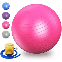 45-95CM Anti-Burst Yoga Ball Thickened Exercise Ball for Pilates Balance Stability Workout Pregnancy Birthing Physical Therapy