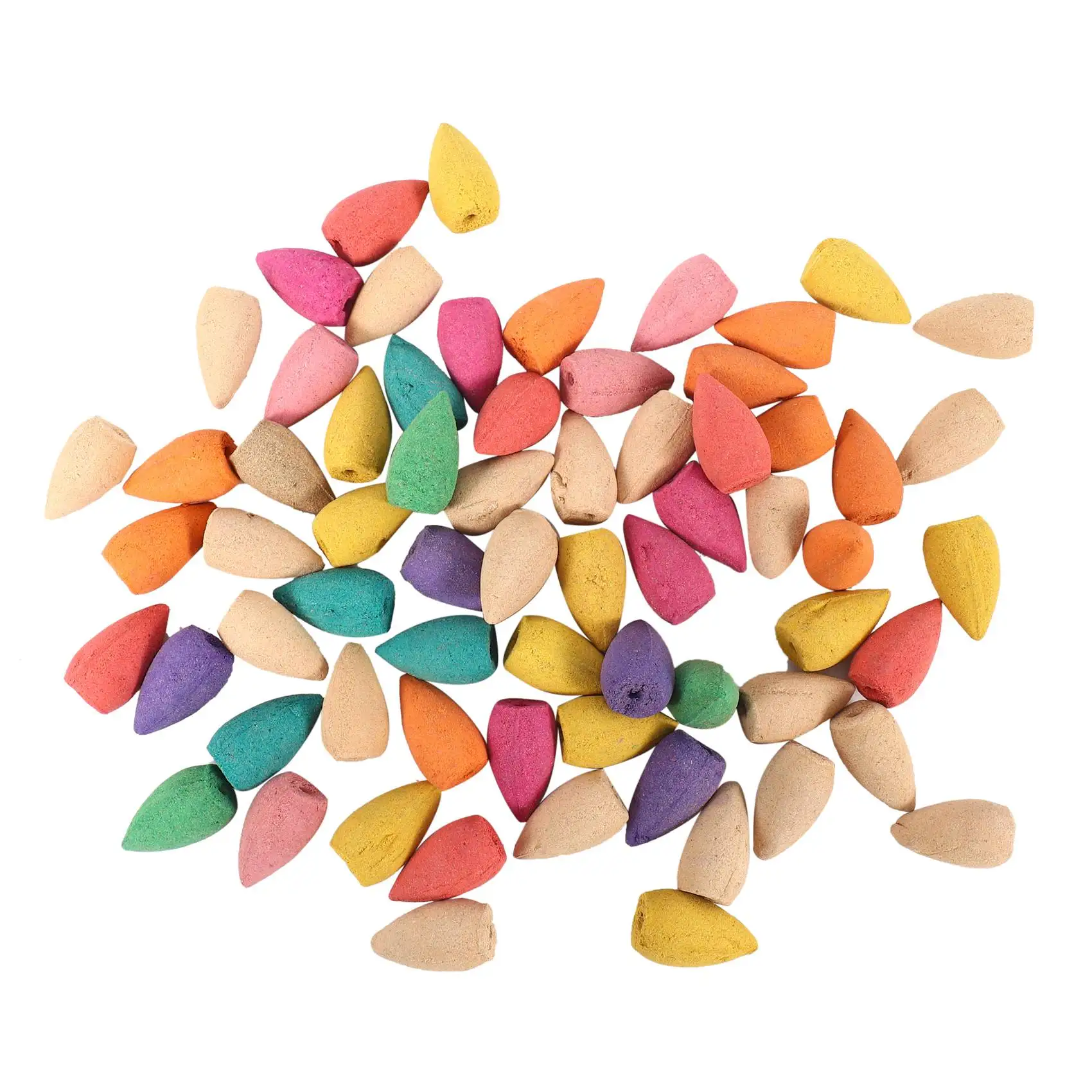 ABLQ 100pcs Reflux incense cones aromatherapy Lavender Rose