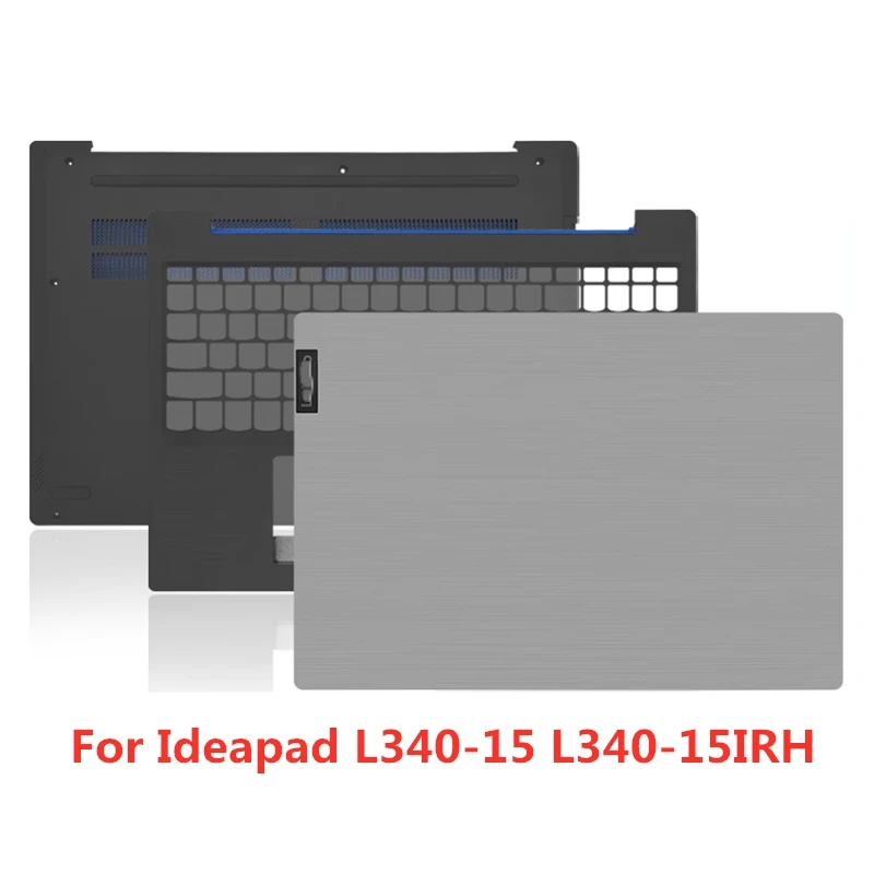 كمبيوتر محمول جديد لينوفو Ideapad L340-15 L340-15IRH LCD الغطاء الخلفي للقضية/الحافة الأمامية/Palmrest/أسفل/مفصلات