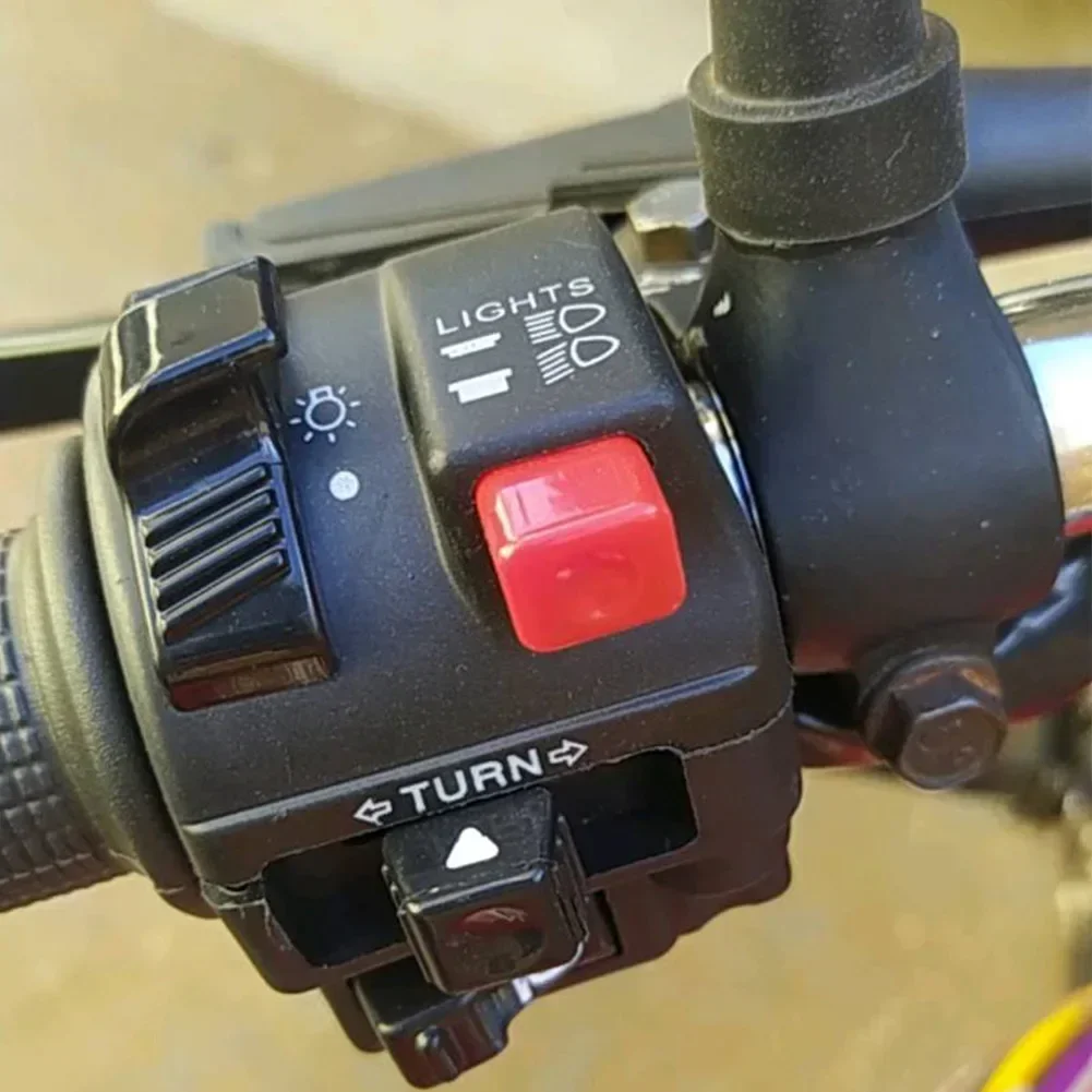 

Light Switch High Quality Motorcycle Handlebar Switch for Horn Turn Signal and Electric Start Button Weatherproof